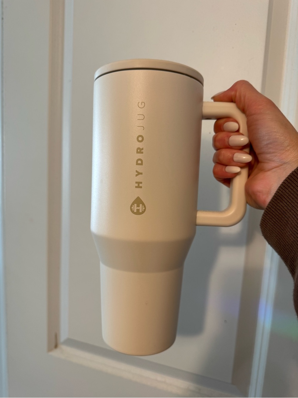 HydroJug Travel Mug - Cream 40 oz.